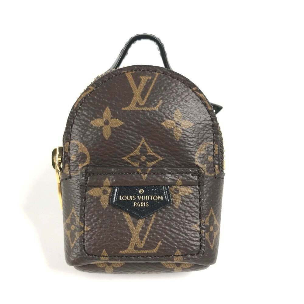 LOUIS VUITTON Brown Monogram Canvas Charm Bracelet